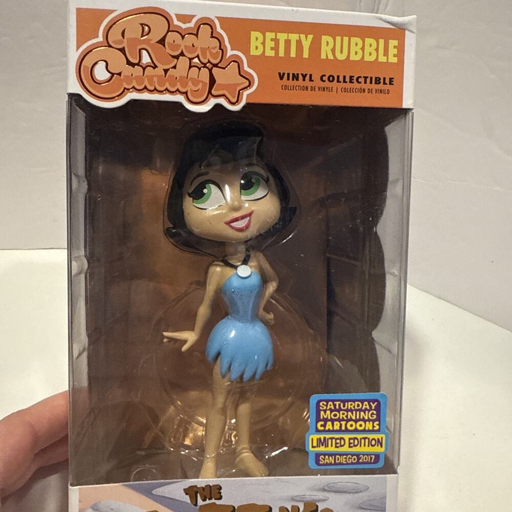 Funko Rock Candy Betty Rubble Limited Edition SDCC 2017 Flintstones Figure
